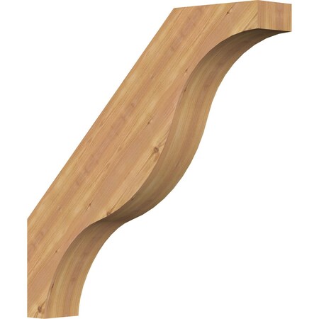 Ekena Millwork 5 1/2"W x 34"D x 34"H Funston Smooth Knee Brace, Western Red Cedar BRC06X34X34FST00SWR